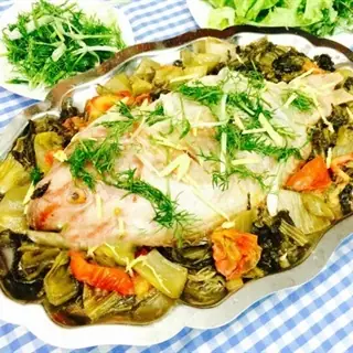 Cách Nấu Cá Diêu Hồng Với Dưa Chua Ngon Chuẩn Vị Nhà Hàng