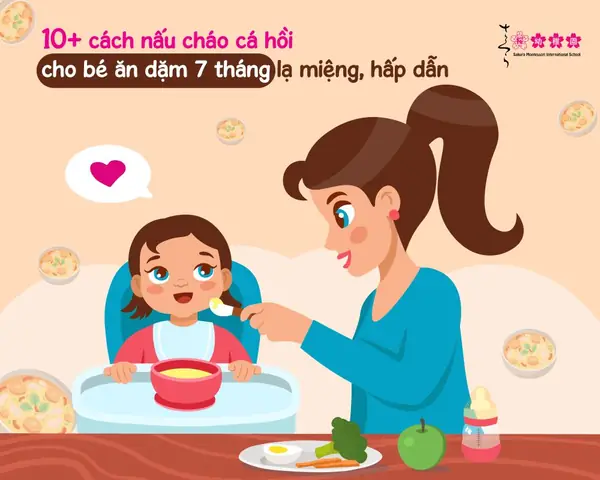 Cách Nấu Cá Hồi Cho Bé Ăn Dặm 7 Tháng