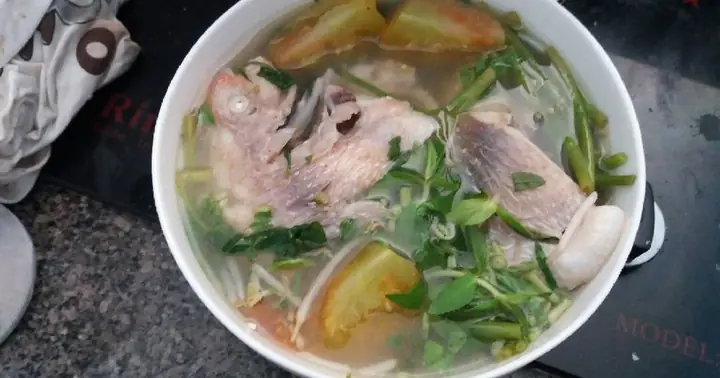 Cách Nấu Canh Chua Cá Diêu Hồng Rau Muống