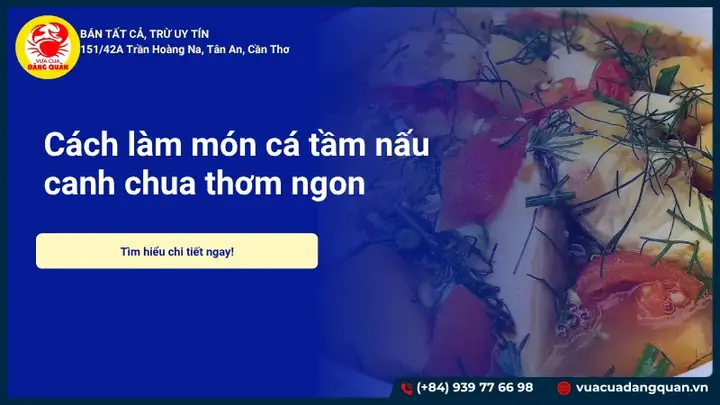 Cách Nấu Canh Chua Cá Tầm Dọc Mùng