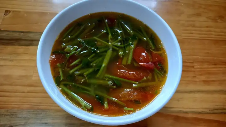 Cách Nấu Canh Chua Tôm Rau Muống Cách Nấu Canh Chua Tôm Rau Muống