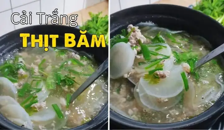 Cách Nấu Canh Củ Cải Trắng Với Thịt Ngon, Ngọt Tự Nhiên