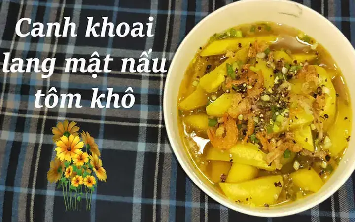 Cách Nấu Canh Khoai Lang Chay Thanh Mát, Bổ Dưỡng Cho Ngày Rằm