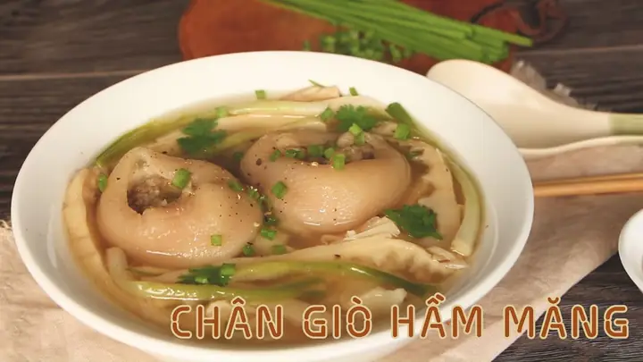 Cách Nấu Chân Giò Với Măng Ngon Chuẩn Vị, Không Bị Hôi Và Cứng
