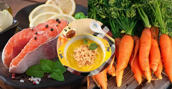 Cách Nấu Cháo Cá Hồi Cà Rốt Cho Bé