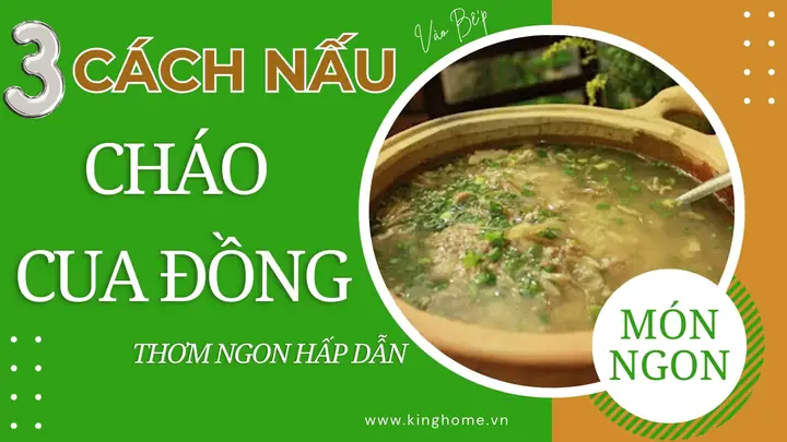 Cách Nấu Cháo Cua Đồng Hột Vịt Lộn