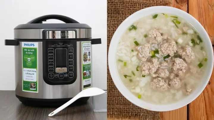 Cách Nấu Cháo Nhanh Nhừ Bằng Nồi Áp Suất