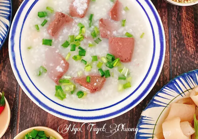 Cách Nấu Cháo Tiết Heo Ngon, Bổ Dưỡng, Không Bị Tanh Cho Cả Nhà