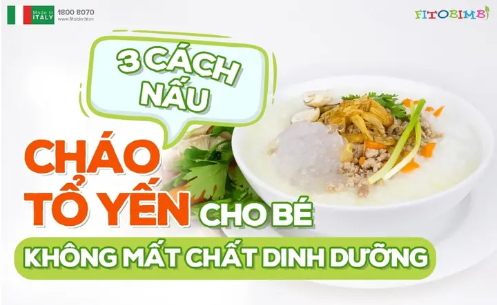 Cách Nấu Cháo Tổ Yến Hạt Sen Cho Bé