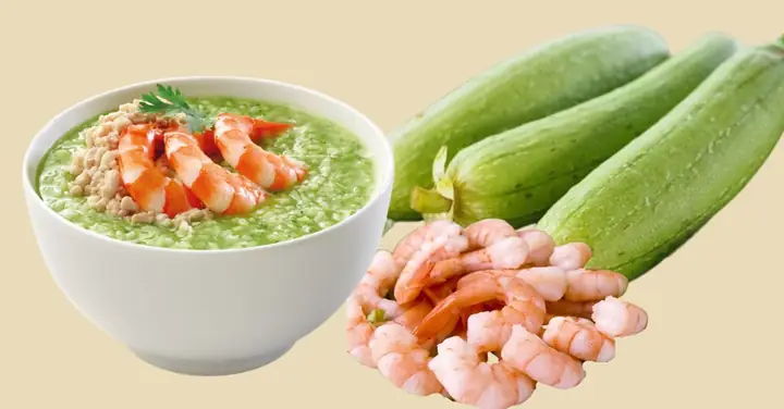 Cách Nấu Cháo Tôm Mướp Hương Cho Bé