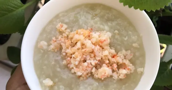 Cách Nấu Cháo Tôm Mướp Hương Cho Bé