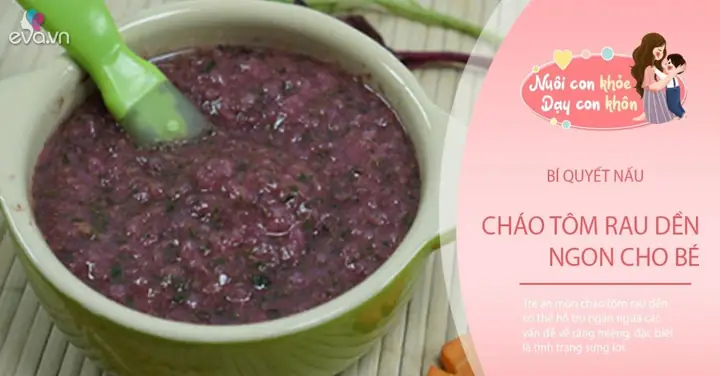Cách Nấu Cháo Tôm Rau Dền Cho Bé Ăn Dặm Cách Nấu Cháo Tôm Rau Dền Cho Bé Ăn Dặm