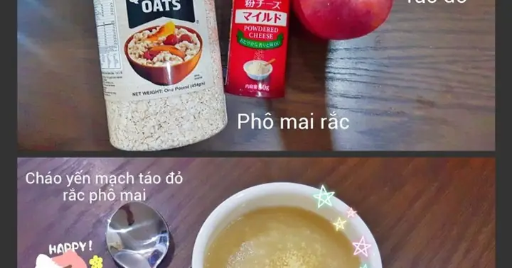 Cách Nấu Cháo Yến Mạch Với Táo Thơm Ngon, Bổ Dưỡng Cho Bữa Sáng