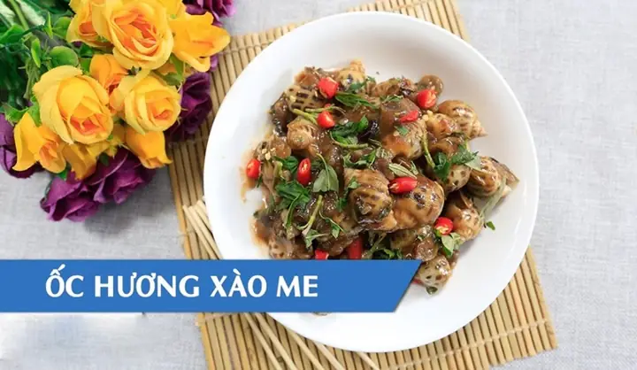 Cách Nấu Ốc Hương Rang Me Chuẩn Vị, Thịt Giòn Sần Sật