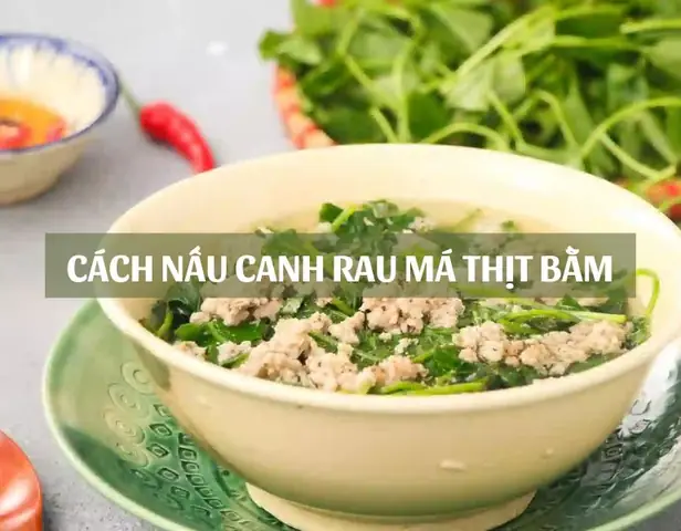 Cách Nấu Rau Má Với Thịt Thơm Ngon, Bổ Dưỡng Cho Bữa Cơm Gia Đình