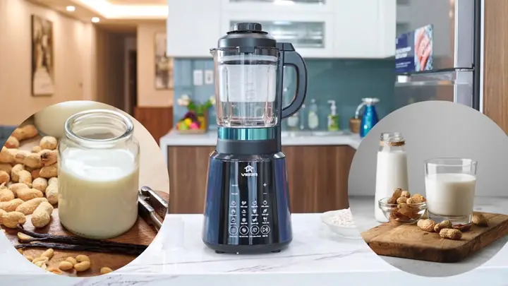 Cách Nấu Sữa Đậu Phộng Bằng Máy Ranbem
