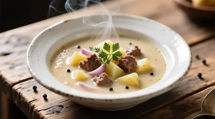 Cách Nấu Súp Khoai Tây Thịt Lợn Thơm Ngon, Bổ Dưỡng Cho Ngày Se Lạnh Cách Nấu Súp Khoai Tây Thịt Lợn Thơm Ngon, Bổ Dưỡng Cho Ngày Se Lạnh