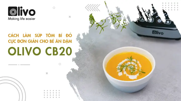 Cách Nấu Súp Tôm Bí Đỏ Cho Bé Ăn Dặm