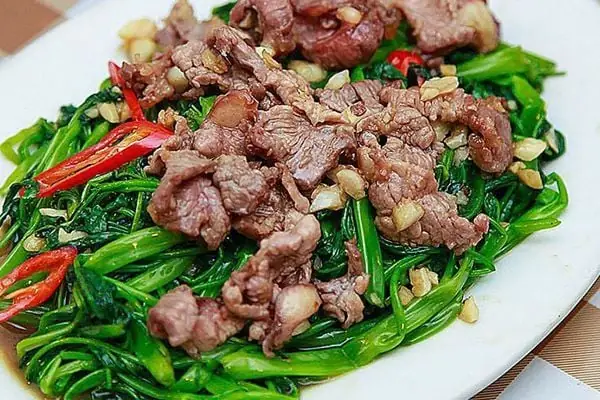 Cách Nấu Thịt Bò Xào Rau Muống Ngon Chuẩn Vị, Thịt Mềm Rau Giòn