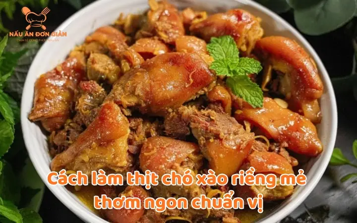 Cách Nấu Thịt Chó Riềng Mẻ Chuẩn Vị Bắc, Thơm Ngon Nức Mũi Cách Nấu Thịt Chó Riềng Mẻ Chuẩn Vị Bắc, Thơm Ngon Nức Mũi
