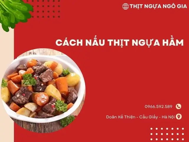 Cách Nấu Thịt Ngựa Bạch: Hướng Dẫn Chi Tiết Từ A-z Cho Món Ăn Đặc Sản
