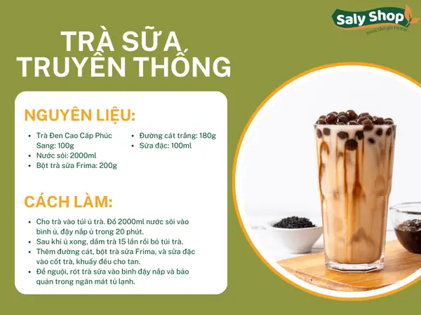 Cách Nấu Trà Sữa Ngon Đặc Biệt Tại Nhà Chuẩn Vị Tiệm