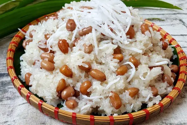 Cách Nấu Xôi Đậu Phộng Bằng Bếp Ga Thơm Ngon, Dẻo Mịn Chuẩn Vị
