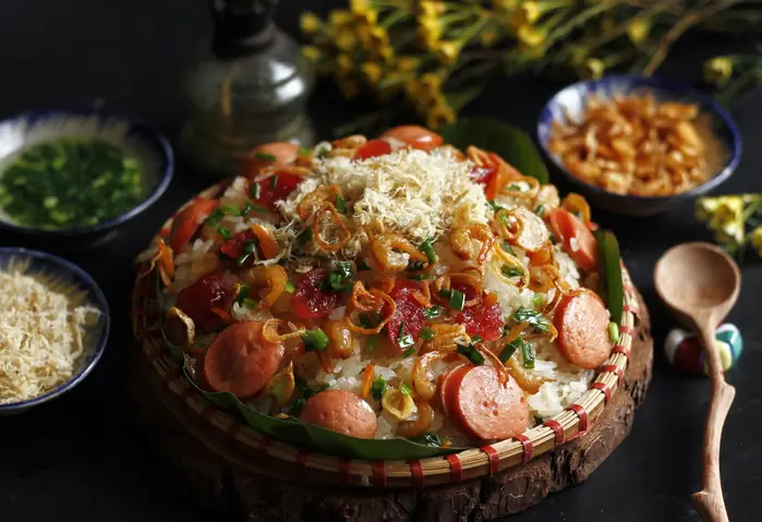Cách Nấu Xôi Mặn Lạp Xưởng Ngon Chuẩn Vị, Hạt Nếp Dẻo Mềm