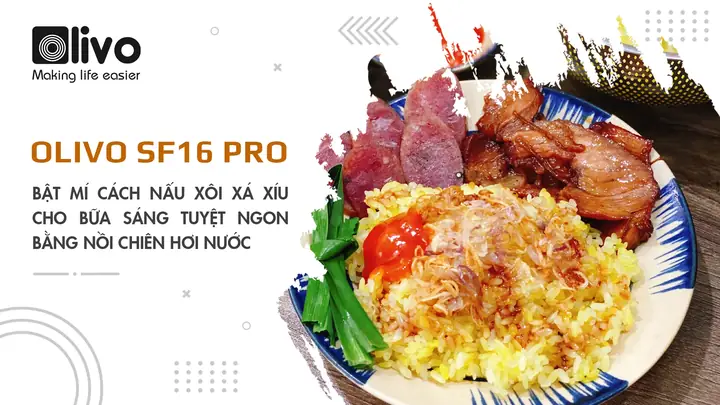 Cách Nấu Xôi Xá Xíu Ngon Chuẩn Vị, Thịt Mềm Đậm Đà Tại Nhà
