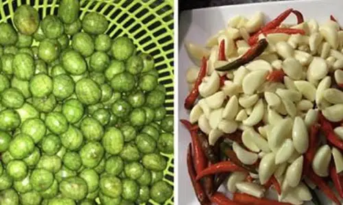 Cách Ngâm Sấu Mắm Ăn Cả Năm