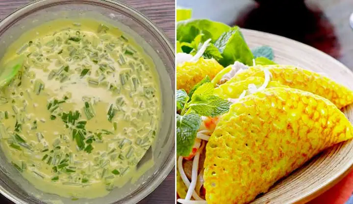Cách Pha Bột Bánh Xéo Ngon Chuẩn Vị Miền Nam Tại Nhà