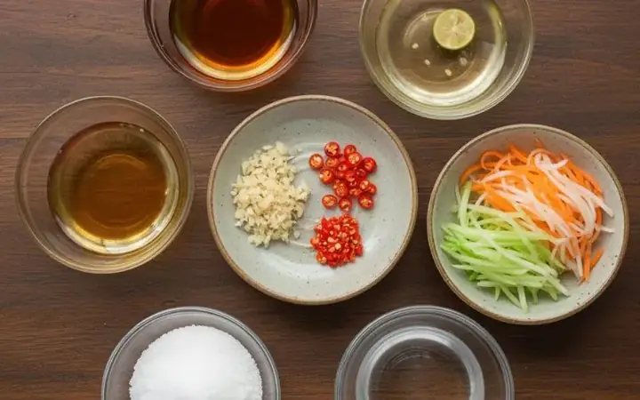 Cách Pha Nước Chấm Bánh Đa Nem Chuẩn Vị Bắc, Thơm Ngon Hấp Dẫn