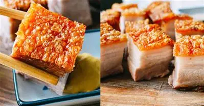 Cách Rán Thịt Ba Chỉ Giòn Bì Chuẩn Vị Nhà Hàng
