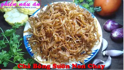 Cách Làm Chà Bông Chay Từ Sườn Non Thơm Ngon, Sớm Dai Như Ngoài Hàng
