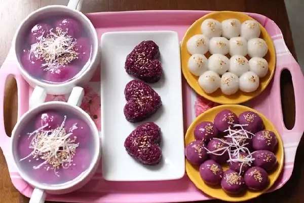 Cách Làm Chè Trôi Nước Khoai Mỡ Tím Thơm Ngon, Chuẩn Vị Ngày Tết