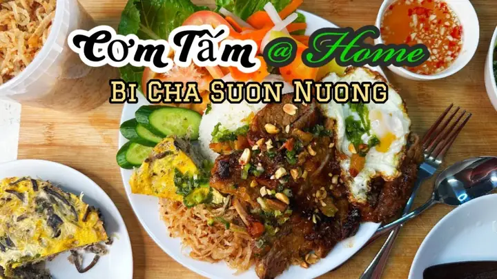 Cách Làm Cơm Tấm Sườn Bì Chả Chuẩn Vị Ngon Tại Nhà
