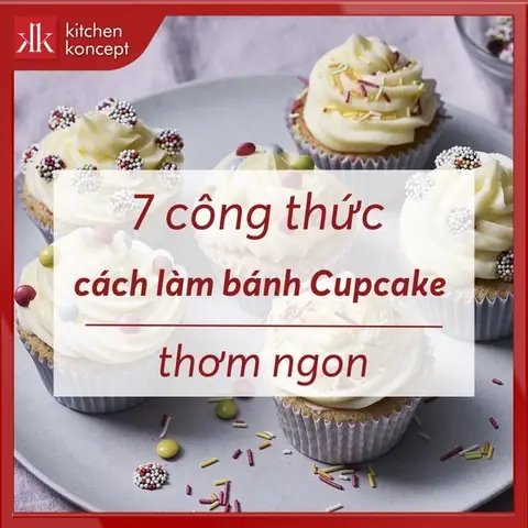 Công Thức Làm Bánh Cupcake Đơn Giản Tại Nhà Cho Người Mới Bắt Đầu