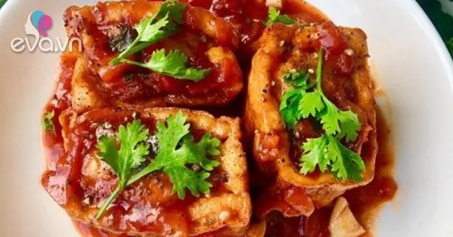 Cách Làm Đậu Nhồi Thịt Sốt Cà Chua Cực Ngon