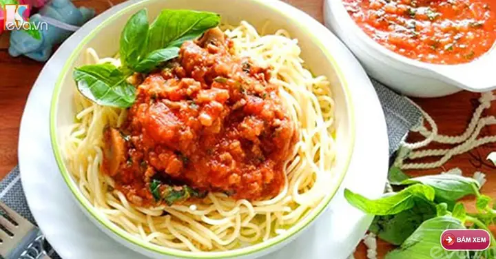 Hướng Dẫn Làm Sốt Spaghetti Chuẩn Vị Ý Tại Nhà