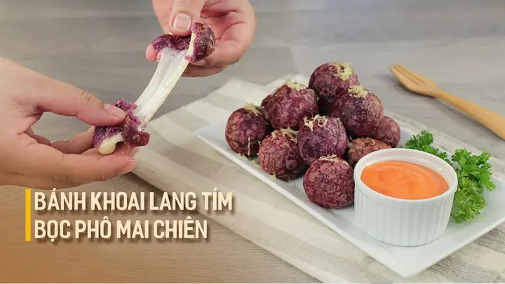 Khoai Lang Bọc Phô Mai: Công Thức Vàng Cho Món Ăn Vặt Hoàn Hảo