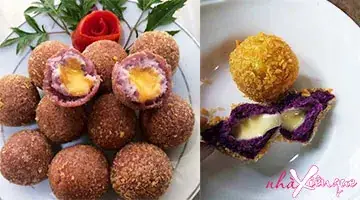 Khám Phá Vẻ Đẹp Ẩm Thực: Khoai Môn Lệ Phố Nhân Phô Mai