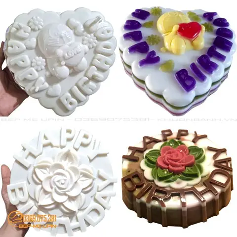 Top 5+ Khuôn Làm Bánh Kem Rau Câu Tốt Nhất, Chất Lượng Cho Mùa Lễ Hội