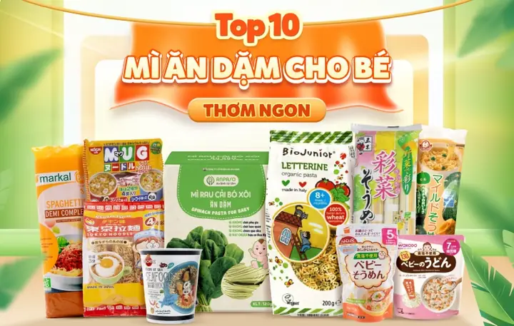 Top 5 Loại Mì Cho Trẻ Dưới 1 Tuổi Tốt Nhất & An Toàn Cha Mẹ Nên Tham Khảo Top 5 Loại Mì Cho Trẻ Dưới 1 Tuổi Tốt Nhất & An Toàn Cha Mẹ Nên Tham Khảo