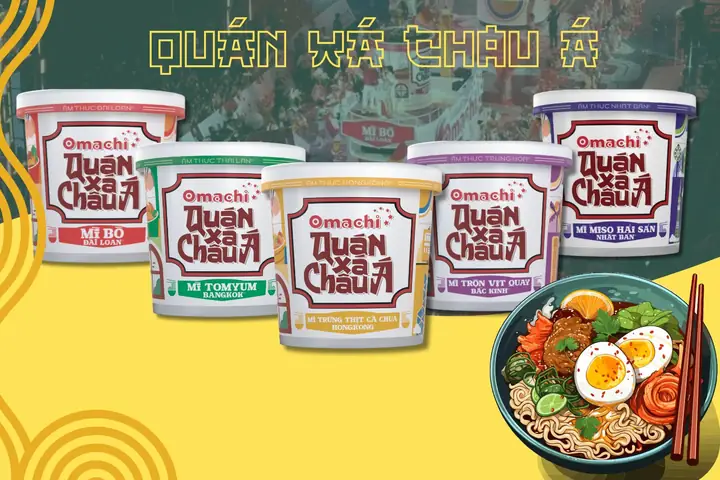 Mì Omachi Có Những Vị Gì? Danh Sách Chi Tiết 30+ Hương Vị Nổi Bật