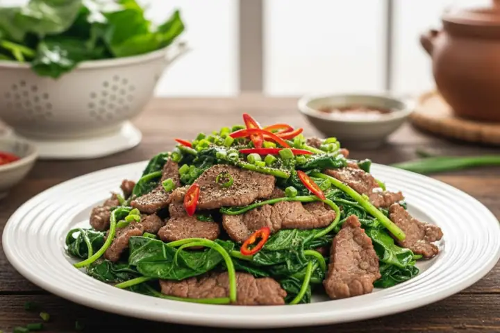 Món Ngon Từ Rau Mồng Tơi Xào Thịt Bò: Công Thức Chuẩn Và Bí Quyết Giữ Dinh Dưỡng