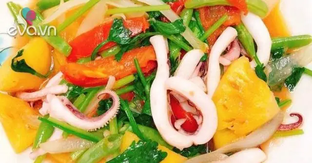 Công Thức Chi Tiết Món Mực Xào Dưa Leo Cà Chua Hành Tây Chuẩn Vị Nhà Hàng