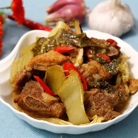 Cách Làm Sườn Non Kho Dưa Cải Chua Đậm Đà, Thịt Mềm Không Bị Khô