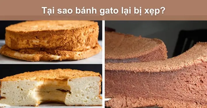 Tại Sao Bánh Bông Lan Bị Xẹp