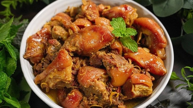Cách làm thịt chó hòn nước dừa ngon đậm đà khó cưỡng thịt chó hòn nước dừa