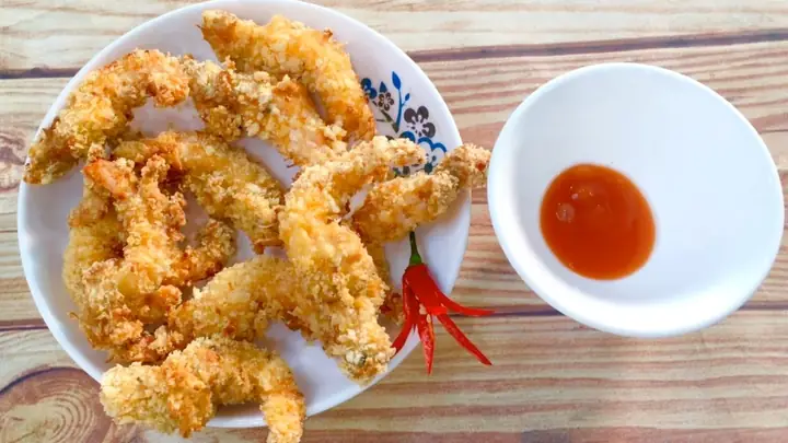 Cách Làm Tôm Tẩm Bột Chiên Bằng Nồi Chiên Không Dầu Giòn Rụm, Thơm Ngon